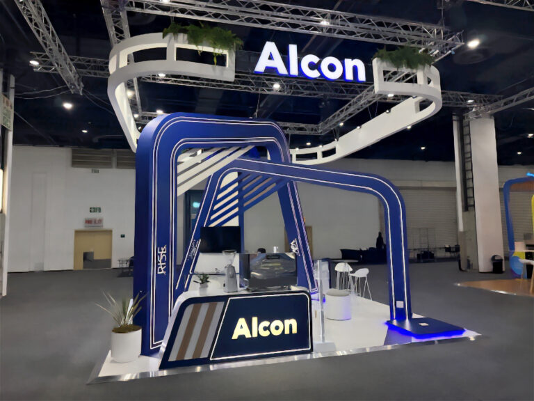1 Up Exhibitions Alcon 1
